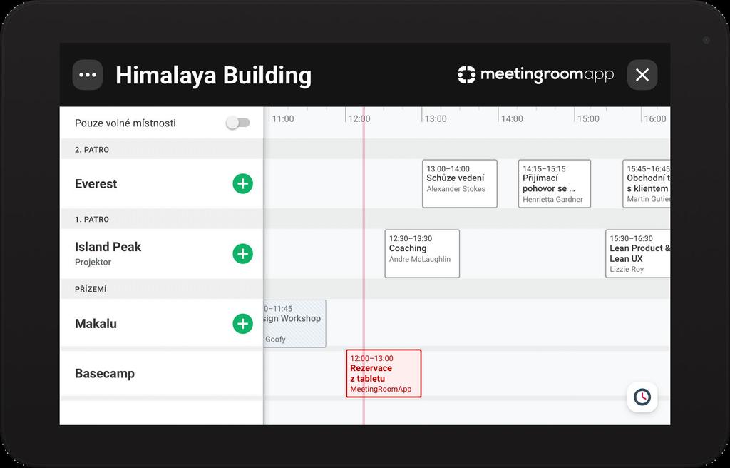 Efektivní řízení meetingů hladce a jednoduše MeetingRoomApp je moderní digitální rezervační systém určený pro správu zasedacích a konferenčních místností.