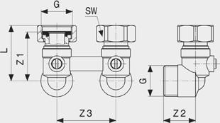 5 artikl G rozměr Z1 Z2 L SW 359133 ¾