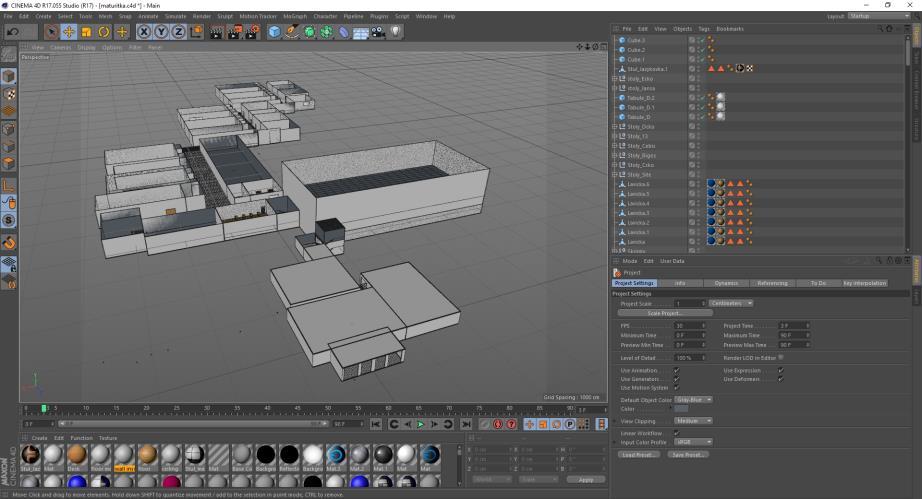 přidal vyhlazování hran pomocí antialiasingu, bloom a ambient occlusion. Tímto jsem dosáhl mnohem lepšího vzhledu a aplikace působí hned na první pohled mnohem lépe.