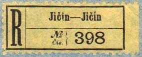 1886 začaly povinně používat na všech erárních poštách v celém území Rakouské monarchie a tedy i v českých zemích.