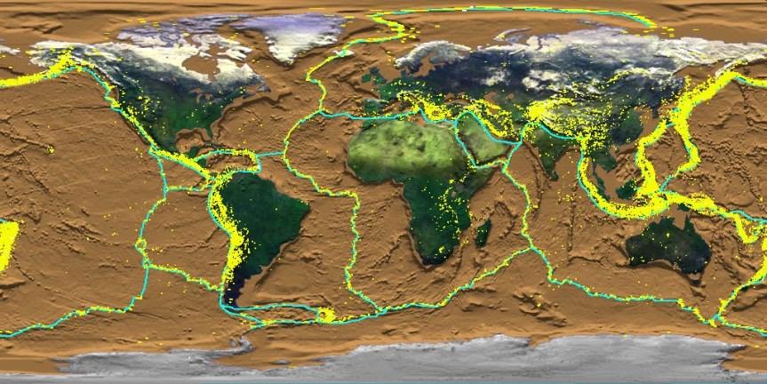 GEOGRAFICKÉ ROZLOŽENÍ ZEMĚTŘESENÍ OČEKÁVANÁ INTENZITA ZEMĚTŘESENÍ V ČR