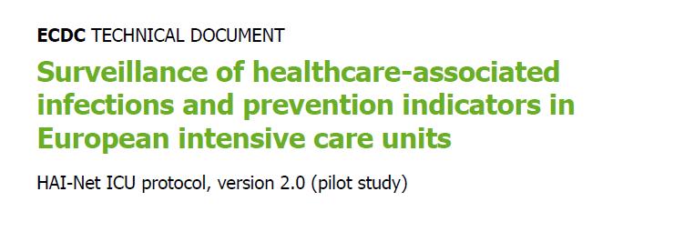 HAI-Net incidence surveillance - ICU