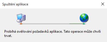 Po úvodním potvrzení Instalovat se provede instalace nové verze evýkaznictví a poté se aplikace sama spustí. Na ploše bude vytvořena nová ikona se zástupcem programu viz obrázek. 2.