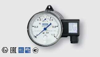13 DPGT40 Diferenční tlakoměr, s integrovaným ukazatelem pracovního tlaku APGT43 Tlakoměr k měření absolutního tlaku, pro náročné
