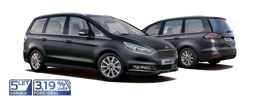 FORD GALAXY I CENÍK Ford Galaxy Motor Palivo Výkon Převodovka 1.5 EcoBoost benzín 121 kw / 165 k 739 900 2.0 EcoBlue nafta 110 kw / 150 k 809 900 2.0 EcoBlue nafta 140 kw / 190 k 899 900 2.