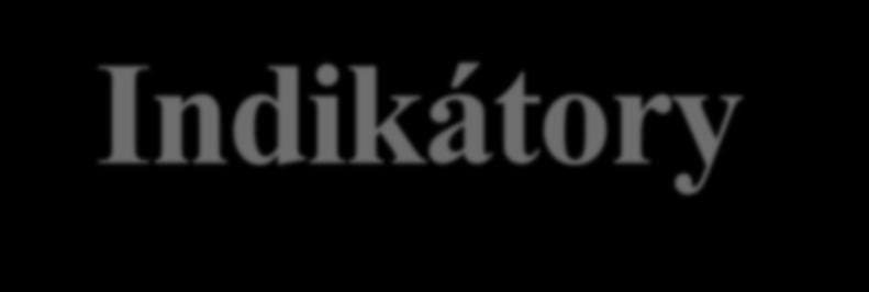 Indikátory se závazkem Hodnoty, které jsou chápány jako závazek žadatele, kterého má dosáhnout díky realizaci projektu Pravidla týkající se indikátorů, včetně definic jednotlivých indikátorů,