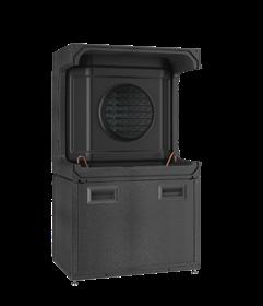 alira LWCV Kompaktní tepelná čerpadla vzduch/voda invertorová pro vnitřní instalaci s vestavěným regulátorem a hydraulikou Tepelná čerpadla pro maximální výstupní teplotu topné vody +60 C a minimální