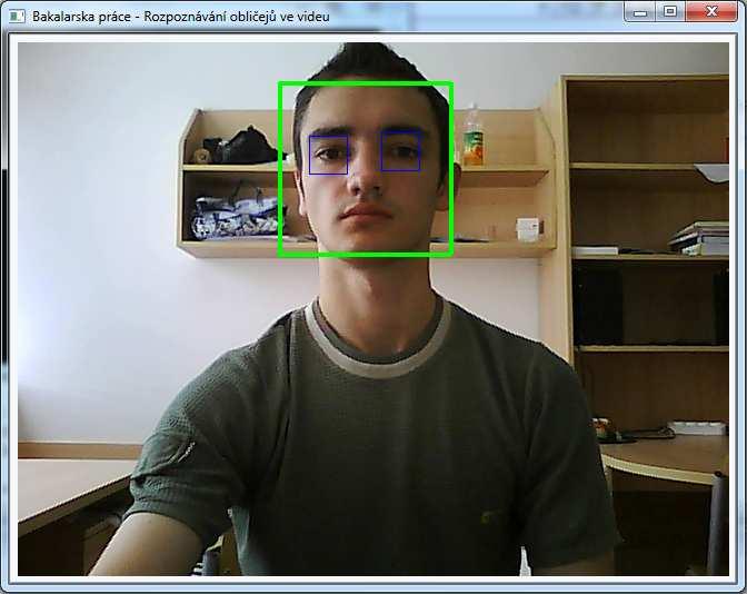 implementovaného pomocí OpenCV Obr.