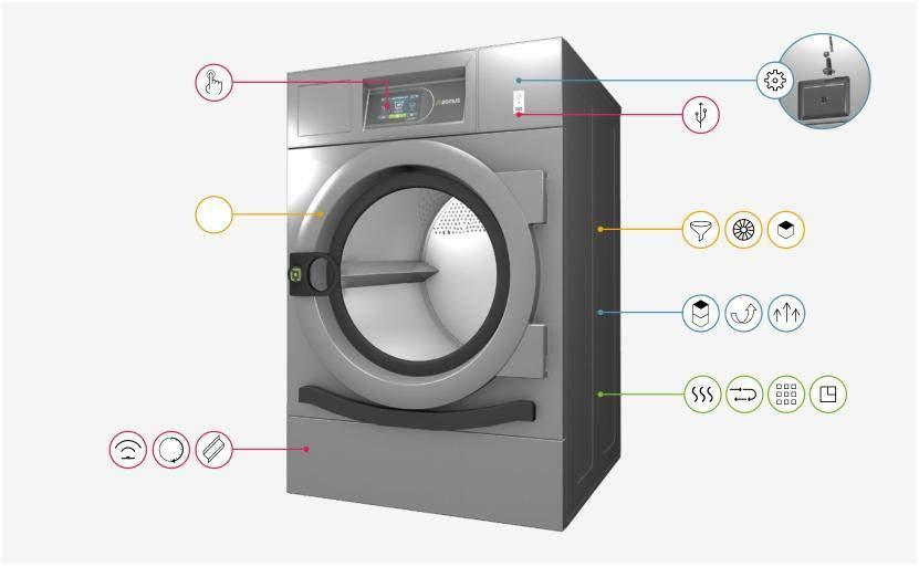 HPD-8 COIN AL 4 S I L N É S T R Á N K Y FUNKCE R O B U S T N É UNIVERZÁLNÍ ÚČINNOST Ovládací moduly: Mikroprocesor TOUCH II: dotyková obrazovka 4,3 ", plně programovatelná, uţivatelsky přívětivá a