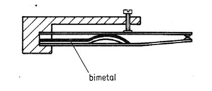 10. Průmyslové měření teploty Bimetalické teploměry jsou tvořeny dvojicí pevně spojených kovových pásků s rozdílným teplotním součinitelem roztažnosti.