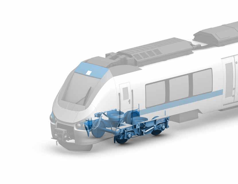 STABILITA A ŽIVOTNOST Podvozek Podvozek hraje u vlaku významnou roli.