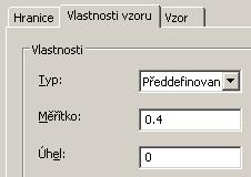 Znovu se zobrazí dialogové okno Hraniční šrafa. 5. Klikněte na OK.