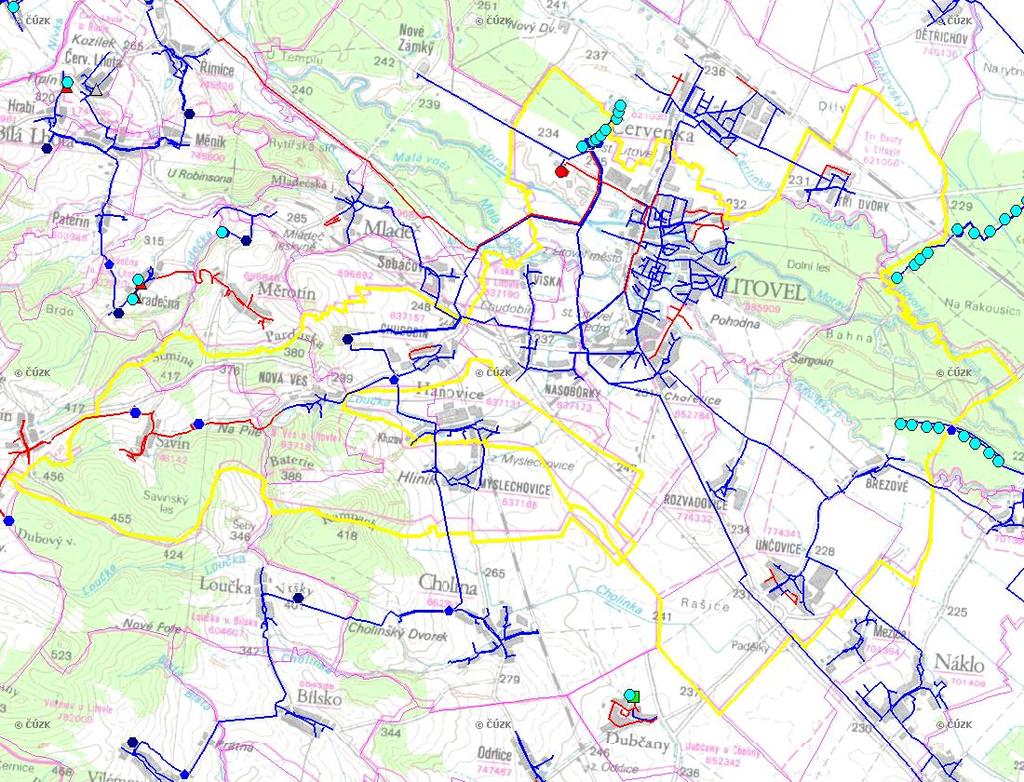 B.2 ZÁKLADNÍ INFORMACE O OBCI (části obce - ZSJ) Savín je velmi malé sídlo nacházející se jihozápadně od města Litovel ve vzdálenosti cca 7 km. Původně samostatná obec je dnes součástí města Litovel.