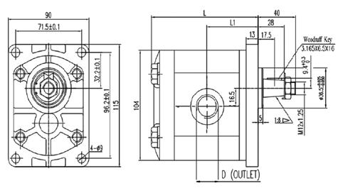 Skupina 1 - kužel 1:8, příruba euro (Ø 25,4 mm), závitové přípojky TL-BTD107D03 TL-BTD107I03 0,7 30 30 250 300 6000 32 74 TL-BTD111D03 TL-BTD111I03 1,1 30 30 250 300 6000 33 75 TL-BTD116D03