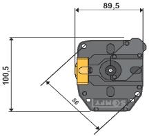 rozměr L rozměr L2 jmenovitý kroutící moment (Nm) jmenovité otáčky (ot./min) kapacita koncových spínačů (ot.) max.