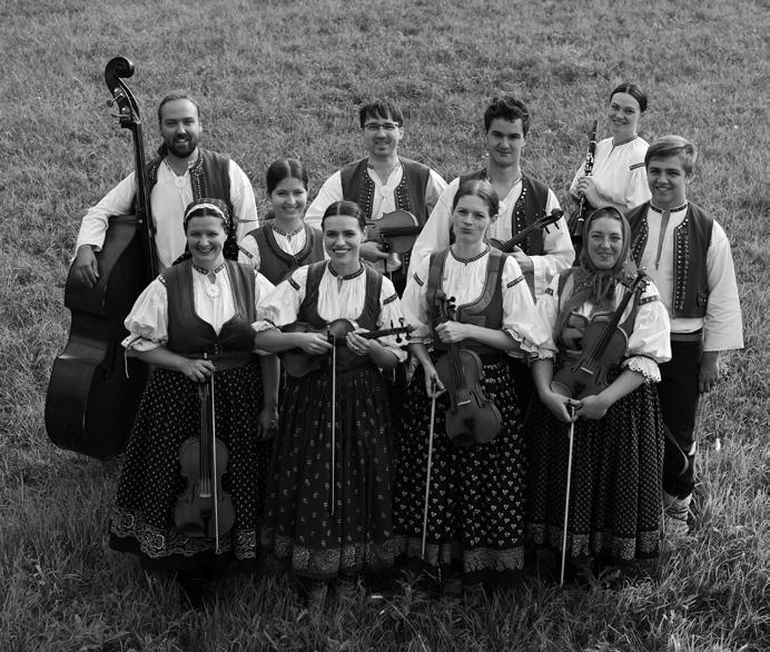 Hlavními složkami souboru jsou dvě taneční skupiny (mladí tanečníci a služebně starší skupina), v nichž pracuje na pět desítek tanečníků a tanečnic ve věku od patnácti do pětašedesáti let.