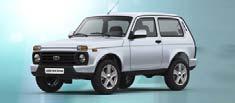 LADA NIVA 4x4 legendární lehký terénní automobil Ladu Nivu 4x4 nabízíme jako třídveřový nebo pětidveřový automobil odpružený vinutými pružinami, které poskytují výborné jízdní vlastnosti v terénu, v