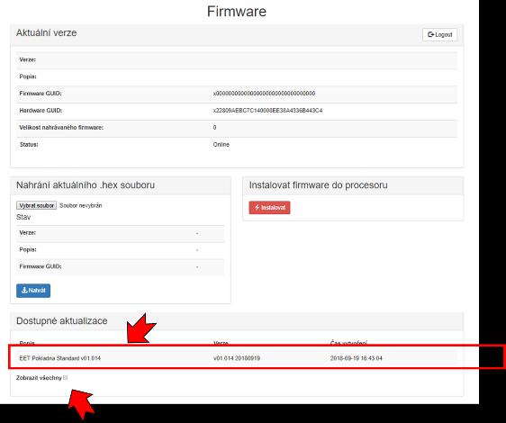 Přidělenou IP adresu (nebo adresy, pokud máte pokladnu jak na wifi tak přes kabel připojenou k počítači) je možné si i vytisknout. V 3 PROGRAMOVÁNÍ - > 0 TEST -> 5 SERIOVÉ ČÍSLO.