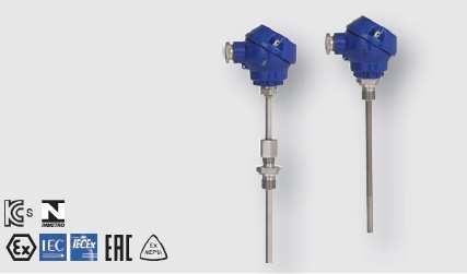 Elektrické připojení 2-, 3-, 4-vodič Elektrické připojení 2-, 3-, 4-vodič Elektrické připojení 2-, 3-, 4-vodič Provedení Opláštěný kabel (MI) Měřící vložka Opláštěný kabel