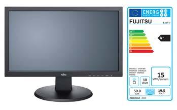 Datasheet FUJITSU Monitor E20T-7 LED Nejlepší širokoúhlý kancelářský monitor s úhlopříčkou 16:9 ve své třídě, který spojuje optimální výkon s energetickou úsporností Monitor FUJITSU E20T-7 spojuje