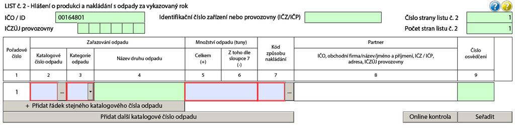 Hlášení o produkci a