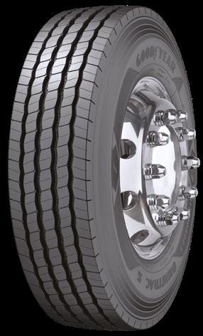 OMNITRAC S [ŘÍZENÁ] Nové pneumatiky OMNITRAC S na řízenou nápravu jsou navrženy tak, aby zvládaly specifické podmínky pneumatik používaných v moderním smíšeném provozu.