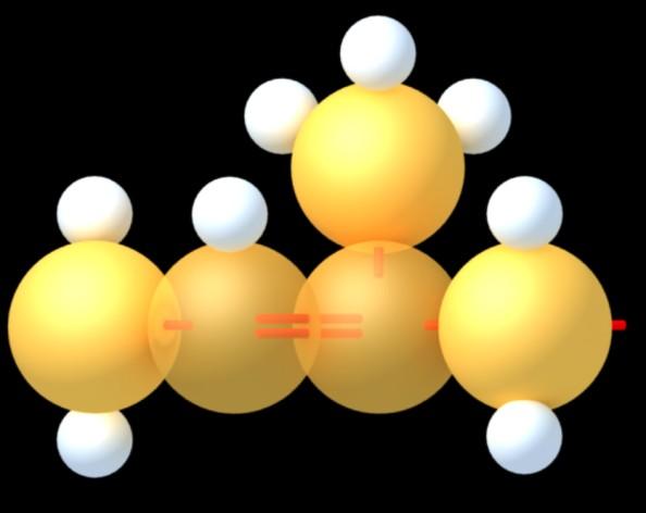 Polymery dvojné vazby v řetězcích spojení řetězců atomy síry Obr. 5.24 Schematické znázornění procesu vulkanizace polyizoprénu V horní části obr. 5.24 jsou vidět dva řetězce polyizoprénu s dvojnými vazbami v řetězcích.