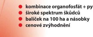 Pyrifos 480 EC má silný fumigační efekt, což umožňuje hubení i skrytých škůdců.