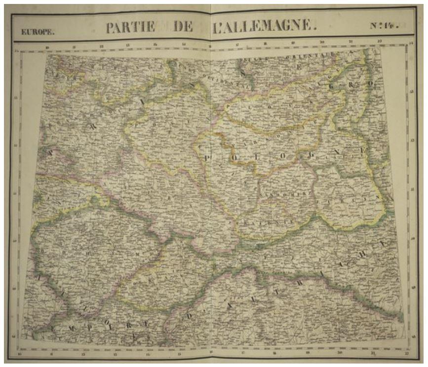 List 14 Partie de l'allemagne (náhled z Atlas universel.
