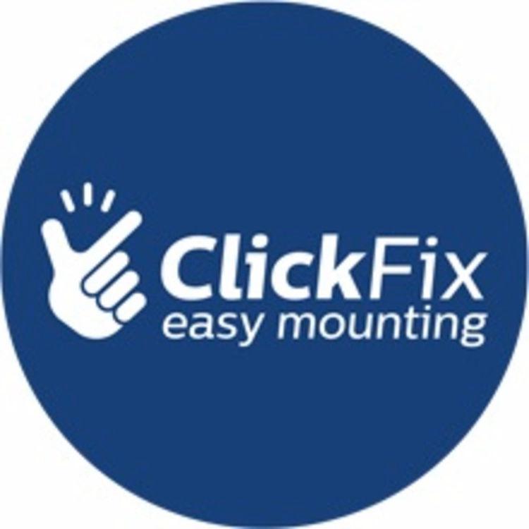 Přednosti ClickFix pro snadnou montáž Namontujte si své bodové svítidlo snadno i sami. Díky systému ClickFix k tomu nepotřebujete další osobu.