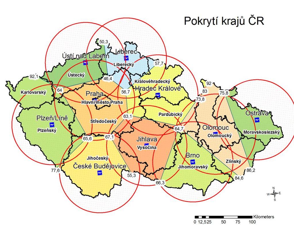 systém přednemocniční péče v ČR Centra