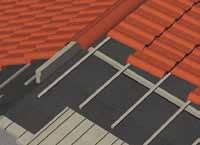 PODROBNOSTI PŮDNÍ PROSTOR Hřeben střechy Hřebenová část se uzavře přímo překrytím střešní fólií OMEGA. Dosáhne se tak okamžité ochrany před pronikající vodou.