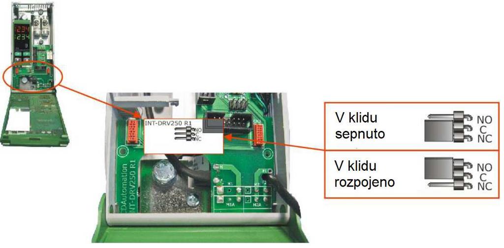 15 Přerušení topného článku a zkrat SSR (výbava HB) Aby detekce HB pracovala správně, musí být zátěž sepnuta alespoň po dobu 160 ms.