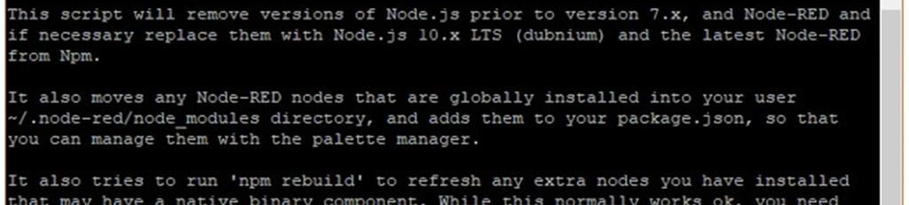 Instalace Node-RED opět probíhá zadáváním příkazů do SSH terminálu, a to v následujících krocích vložte příkaz sudo apt-get install build-essential.