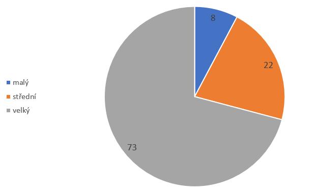 Struktura podniků NEJČETNĚJI ZASTOUPENÉ KRAJE POČET PODÍL Ústecký kraj 24 23,3 Moravskoslezský kraj 23 22,3 Zlínský kraj 22 21,4 Středočeský kraj 15 14,6 Jihomoravský kraj 13 12,6 SEKTOR EKONOMICKÉ