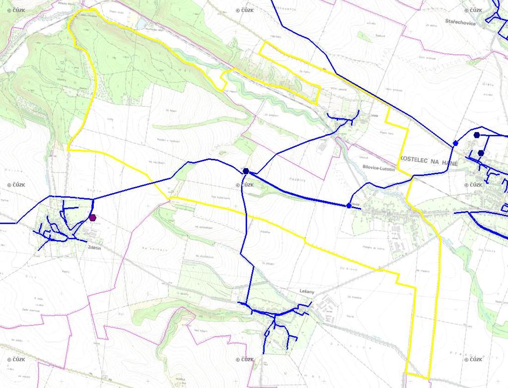 B.2 ZÁKLADNÍ INFORMACE O OBCI (části obce - ZSJ) Obec Bílovice se nachází 7 km severozápadně od Prostějova a první zmínky o obci pocházejí z roku 1307.