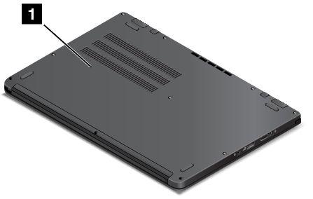 4 Audio konektor Chcete-li z počítače poslouchat zvuk, připojte do audio konektoru sluchátka s 3,5mm (0,14") 4pólovou zástrčkou.