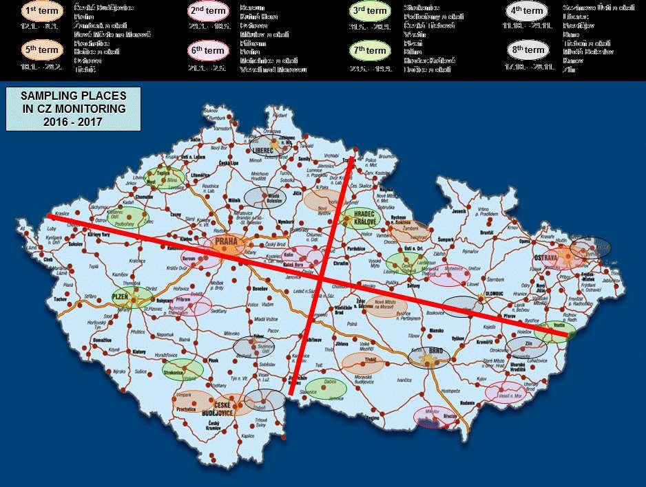 Praha Žamberk a okolí Nové Město na Moravě Kutná Hora Ostrava Mikulov a okolí Podbořany a okolí Česká Třebová Vsetín Liberec Prostějov Brno Prachatice Hořice a okolí Ostrava Třebíč Příbram Praha