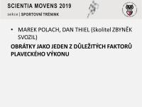 SCIENTIA MOVENS 2019 Zhodnocení konference ke stažení Harmonogram SM 2019 S ohledem na