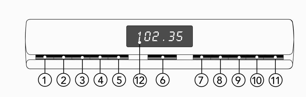 Obecný popis Napájení: Střídavý proud FM Rádio s technologií PPL Automatická synchronizace času skrze RCC signál Hodiny s možností přepínání 12/24 hod.