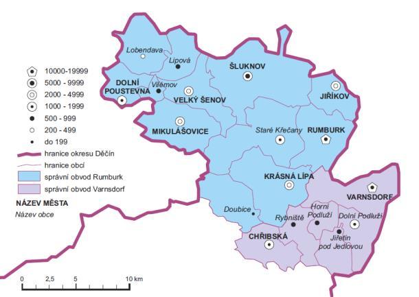 Správní členění ve Šluknovském výběžku Správní obvod obce s rozšířenou působností Rumburk je jedním ze správních obvodů Ústeckého kraje.