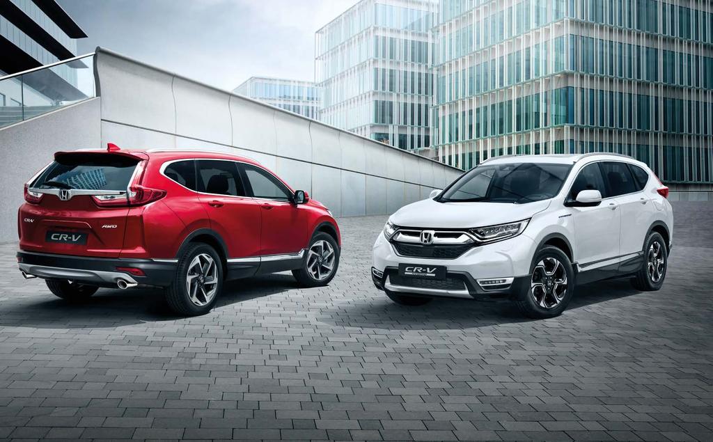 Na obrazku je model CR-V Executive v barvě Premium Crystal