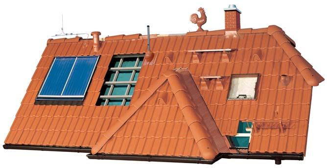 STŘEŠNÍ SYSTÉM BRAMAC 7 Jako jednoduché řešení pro šikmé střechy s nízkým sklonem doporučujeme střešní systém Bramac 7. Lze použít pro šikmé střechy již od sklonu 7.
