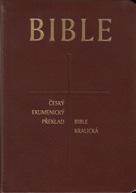 kapitoly z Bible kralické. Na konci každé dvoustrany končí oba překlady stejným veršem, takže není potřeba opakovaně otáčet stránku.