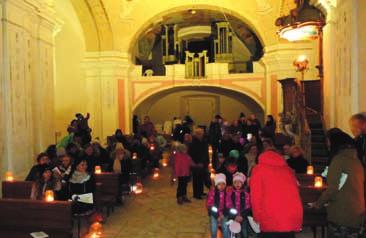 Mariánsk kostel se opût rozeznûl koledami Ve stfiedu 12. 12. 2018 se Kfie ice opût pfiipojily k celorepublikové akci âesko zpívá koledy.