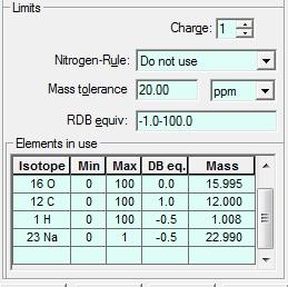 Výpočet elementárního složení ze změřené m/z tolerance 5 ppm (3 možnosti) tolerance 20 ppm (13 možností) Fragmentace iontů Ionty vytvořené v iontovém zdroji můžeme