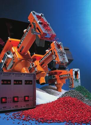 DÁVKOVACÍ JEDNOTKY PLASTICOLOR Modulární systém PLASTICOLOR má čtyři velikosti dávkovacích jednotek o výkonu mezi 70 g/h a 3500 kg/h.