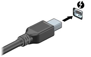 Připojení zařízení Thuderbolt DisplayPort Port Thunderbolt DisplayPort slouží k připojení volitelného zobrazovacího zařízení s vysokým rozlišením nebo datového zařízení s vysokým výkonem.