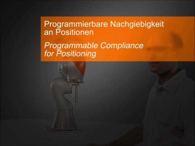 Nové možnosti přizpůsobení se okolí Člověk pracuje, robot reaguje Síly mohou být volně nastaveny Přizpůsobení chování robotu