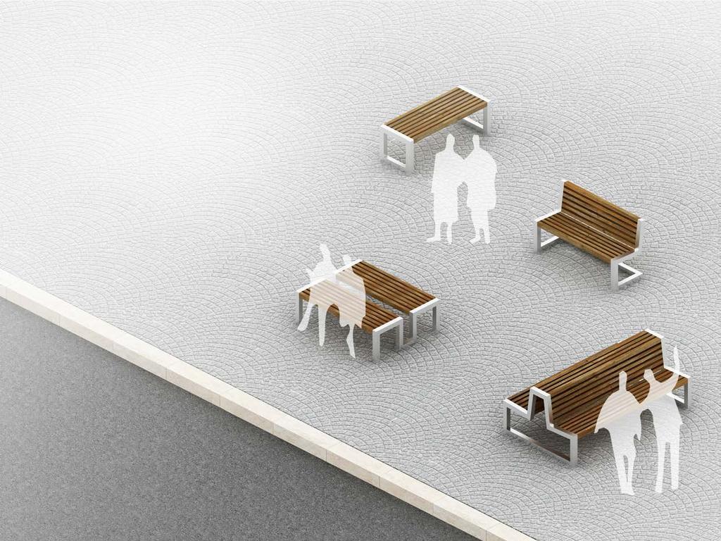 LAVIČKY STRING Elegantní ucelená řada laviček s moderním minimalistickým designem, vyniká variabilitou a kvalitním zpracováním.